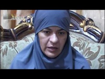 Жена боевика просит сирийцев защищать свою страну от террористов (видео)