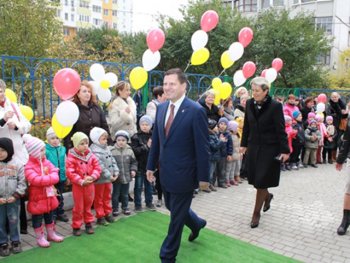 Открытие в Одессе нового детского сада прошло со скандалом