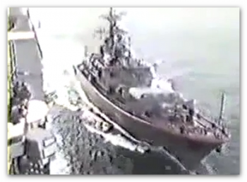 Ужас 6-го флота США: Боевая дуэль советских и американских кораблей (видео)