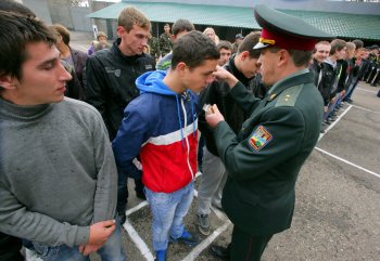 В Одессе последний призыв в армию (фото)