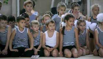 В зале СКА собрались лучшие юные гимнасты Одессы (фото)