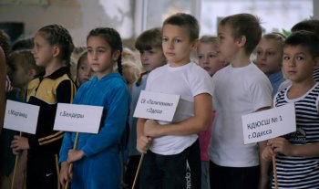 В зале СКА собрались лучшие юные гимнасты Одессы (фото)