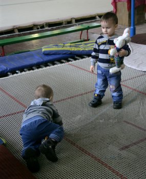 В зале СКА собрались лучшие юные гимнасты Одессы (фото)
