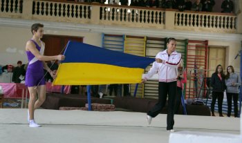 В зале СКА собрались лучшие юные гимнасты Одессы (фото)
