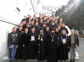 Одесские семинаристы посетили Почаевскую Лавру