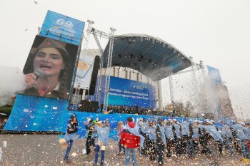 Одесситы приняли участие во Всеукраинском мемориальном марше, посвященном Дню освобождения Украины