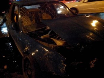 Трагическое завершение ночной гонки в Одессе (фото)
