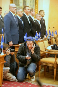 Сессия горсовета: Без мэра, но пришел Чекита!