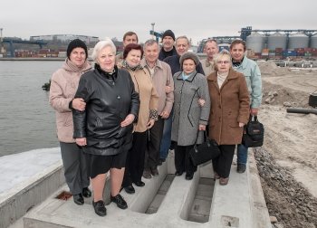 Ветераны Одесского порта посетили «Карантинный мол»