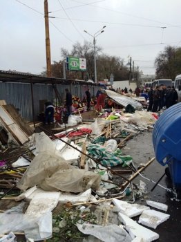 Новощепной ряд в Одессе освобожден от цветочных палаток