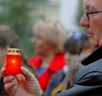 В Одессе зажгли «свечу памяти»