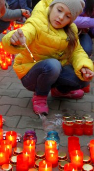 В Одессе зажгли «свечу памяти»