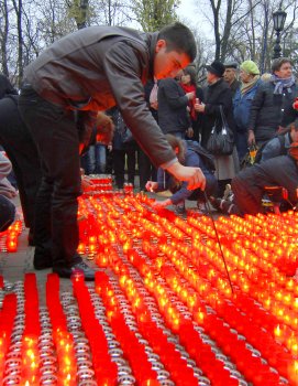 В Одессе зажгли «свечу памяти»