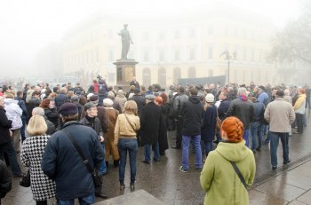 Митинг в Одессе то чуть растет, то хорошо сдувается…