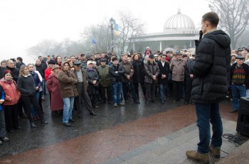Митинг в Одессе то чуть растет, то хорошо сдувается…