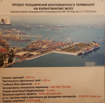 Одесский порт: Завершается строительство контейнерного терминала  (фото)