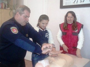 Одесских школьников обучают правилам оказания первой медицинской помощи