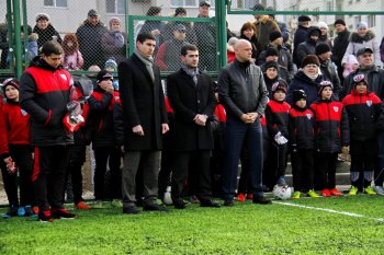 В Суворовском районе появилось очередное футбольное поле