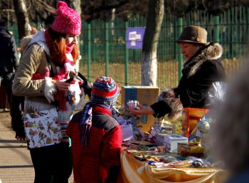 В парке Горького народные гуляния