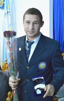 Николай Скорик и Геннадий Труханов чествовали чемпионов