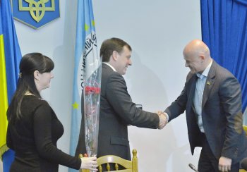Николай Скорик и Геннадий Труханов чествовали чемпионов