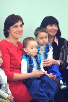 Новогодний праздник в Доме ребенка №1