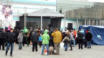 Суворовцы встречают Новый-2014 год всем районом