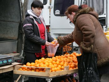 На Степовой открылась предновогодняя ярмарка (фото)