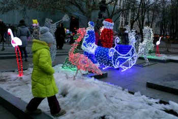 Одесса: Новый год вступил в свои права
