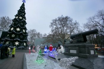 Одесса: Новый год вступил в свои права