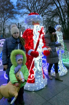 Одесса: Новый год вступил в свои права
