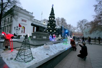 Одесса: Новый год вступил в свои права