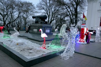 Одесса: Новый год вступил в свои права