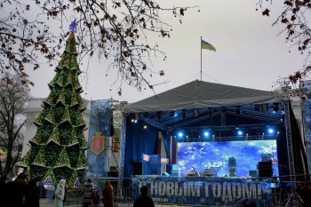 Одесса: Новый год вступил в свои права