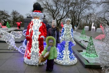 Одесса: Новый год вступил в свои права