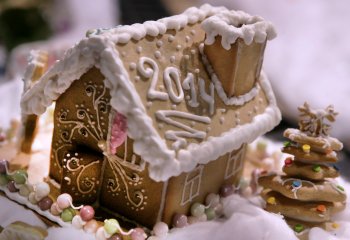 В Одессе открылась первая в СНГ выставка пряничных домиков