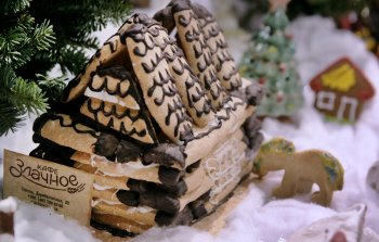 В Одессе открылась первая в СНГ выставка пряничных домиков
