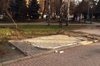 В Одессе продолжается благоустройство Привокзальной площади