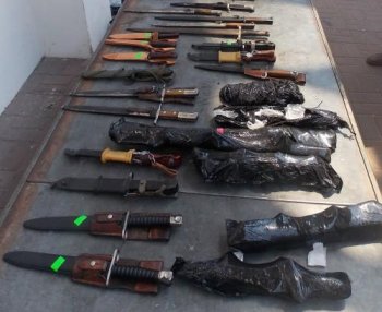 В 2013 году пограничники изъяли более 14 700 единиц оружия и боеприпасов, 138 кг наркотиков