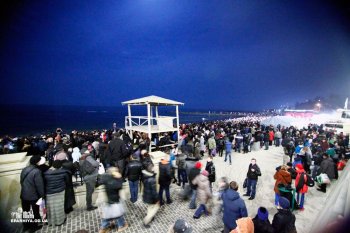 Крещенская ночь в Одессе (фото)