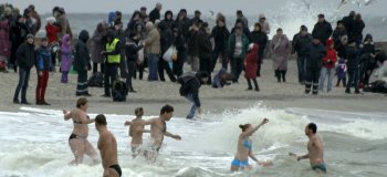 Как одесситы провели день Крещения Господня (фото)