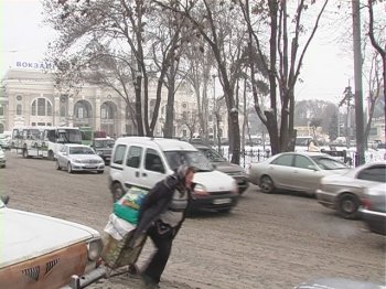 Одесситы, осторожно! Гололед!
