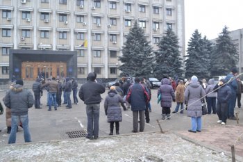 Митинг под стенами Одесской облгосадминистрации