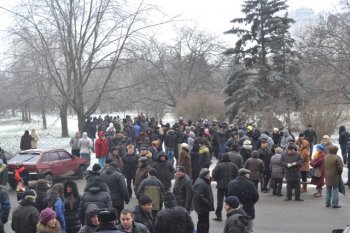 Митинг под стенами Одесской облгосадминистрации
