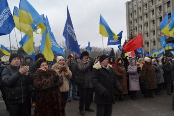 Митинг под стенами Одесской облгосадминистрации