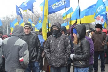 Митинг под стенами Одесской облгосадминистрации