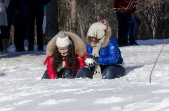 Снежная битва: фотоотчет