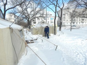 За помощью в пункты обогрева в Одессе обратились около тысячи человек