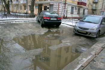 Зима в Одессе: Неделя снега, а потом сплошные лужи (фото)