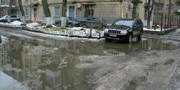 Зима в Одессе: Неделя снега, а потом сплошные лужи (фото)